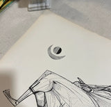 Pair of Brazilian Style Prints of Abstract Figure, Signed