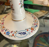 Ceramic Lenox Sabbath Candlestick Holder With Floral Accents