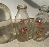 Collection of Vintage Milk Jars- Set of 4