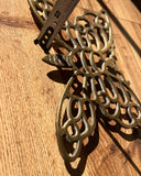Vintage Brass Butterfly Trivet