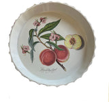 Ceramic Peach Pie Dish, Grimwood's Royal George