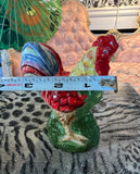 Small Ceramic Hand Painted Rooster Salt Shaker