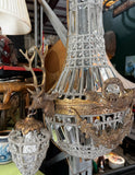 Gold Deer Head Stag Crystal Sconces- A Pair