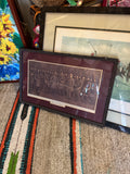Vintage Framed Artwork of "Lee and His Generals"