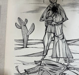 Pair of Brazilian Style Prints of House and Desert, Signed