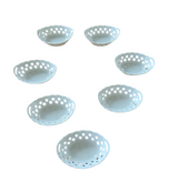 Small Milk Glass Decorative Bowls- Set of 7