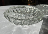 Crystal Ashtrays- a Pair
