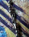Vintage Squash Blossom Necklace With Hand Details