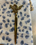 1970s Classic Brass Eagle Envelope Opener, Desk Accessory