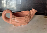 Lemon Gravy Pink Ceramic Boat
