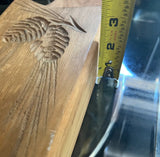 Wheat Hand Carved Wall Pocket