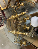 Pair of Brass Neoclassical Sconces