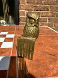 Vintage Brass Owl