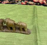 Small Stone Elephant Sculpture