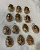 Collection of Brass Pineapple Molds- Set of 13