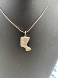 Silver Nephritis Pendant Necklace