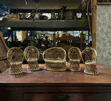 Collection of Petite, Wicker, Chairs, Planters Decor- Set of 5
