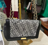 90's Talbot Black and Gray Crossbody Bag