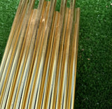 Gold Metal Connected Tube Style Wall Sconces