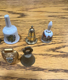 Instant Collection of Miniature Vintage Bells- Set of 8