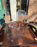 Pair of Thin Glass Domes