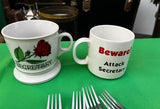 Pair of Ceramic Secretary Mugs