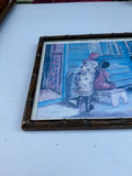 Pair of African Framed Drawings