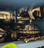 Small Silver Detailed Etched Butter Dish