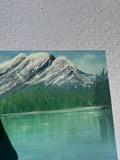 Mountain and Lakeside Landscape Painting on Canvas
