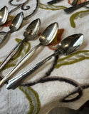 Collection of Silver Rough Edged Spoons- Set of 7