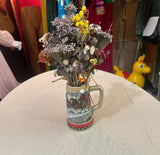 Hand Crafted Ceramic Equestrian Beer Stein