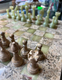 Onyx Stone Chess Set and Board- Set of 33