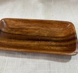 Small Hand Carved Wooden Catchall