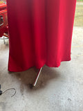 Vintage Calvin Klein Red Silk Floor Length Dress- Size 4