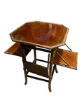1970s English Tortoiseshell Bamboo Planter With Detachable Shelves