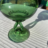 Viking Princess Flowerlite Emerald Glass Cup