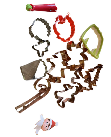 Collection of Holiday Cookie Cutters- Set of 12