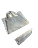 Silver Silent Butler Greek Key Design Set
