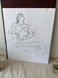 Front and Back Nudist Drawings