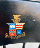 University of Pennsylvania Wooden Black Captains Chair