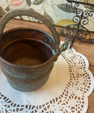 Small Vintage Metal Planter Style Bucket
