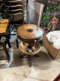 Vintage Wooden Sewing Side Table