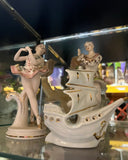 Anchor Details Capodimonte Ceramic Ship