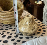Pair of Handmade Pottery Vase and Bowl