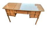 Glass Top Wooden Thomasville Tamerlane Desk