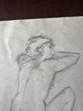 Minimalist Posed Nudist Drawing