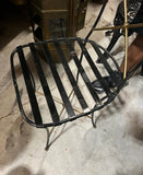 Gold and Black Skinny Wired Chair