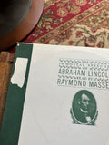 Raymond Massey "The Immortal Speeches of Abe Lincoln" Vintage Vinyl