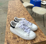 Pair of White Alexander McQueen Sneakers