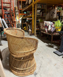 Vintage Wicker Double Seater Sofa and Side Table